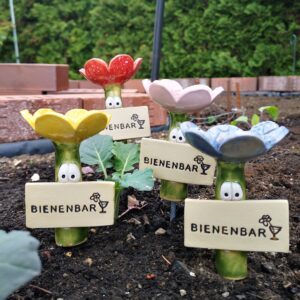 Original Bienenbar Insektentränke aus Keramik – handgefertigt & einzigartig